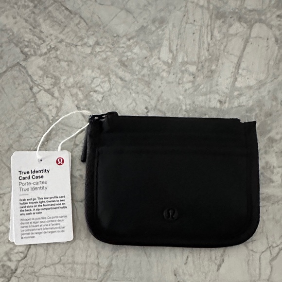 lululemon athletica Accessories - Lululemon Black True Identity Card Case